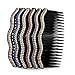 Yeshan 20 teeth Plastic Comb Hair Clip Rhinestone Hair Side Comb Wedding Bridal Hair Accessories for Women and Girls,4 inch(Mix 6 colors)