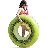 Jasonwell Giant Kiwi Pool Party Float Inflatable Pool Floats Tube Rafts with Fast Valves Summer Beach Swimming Pool Lounge Decorations Toys for Adults & Kids