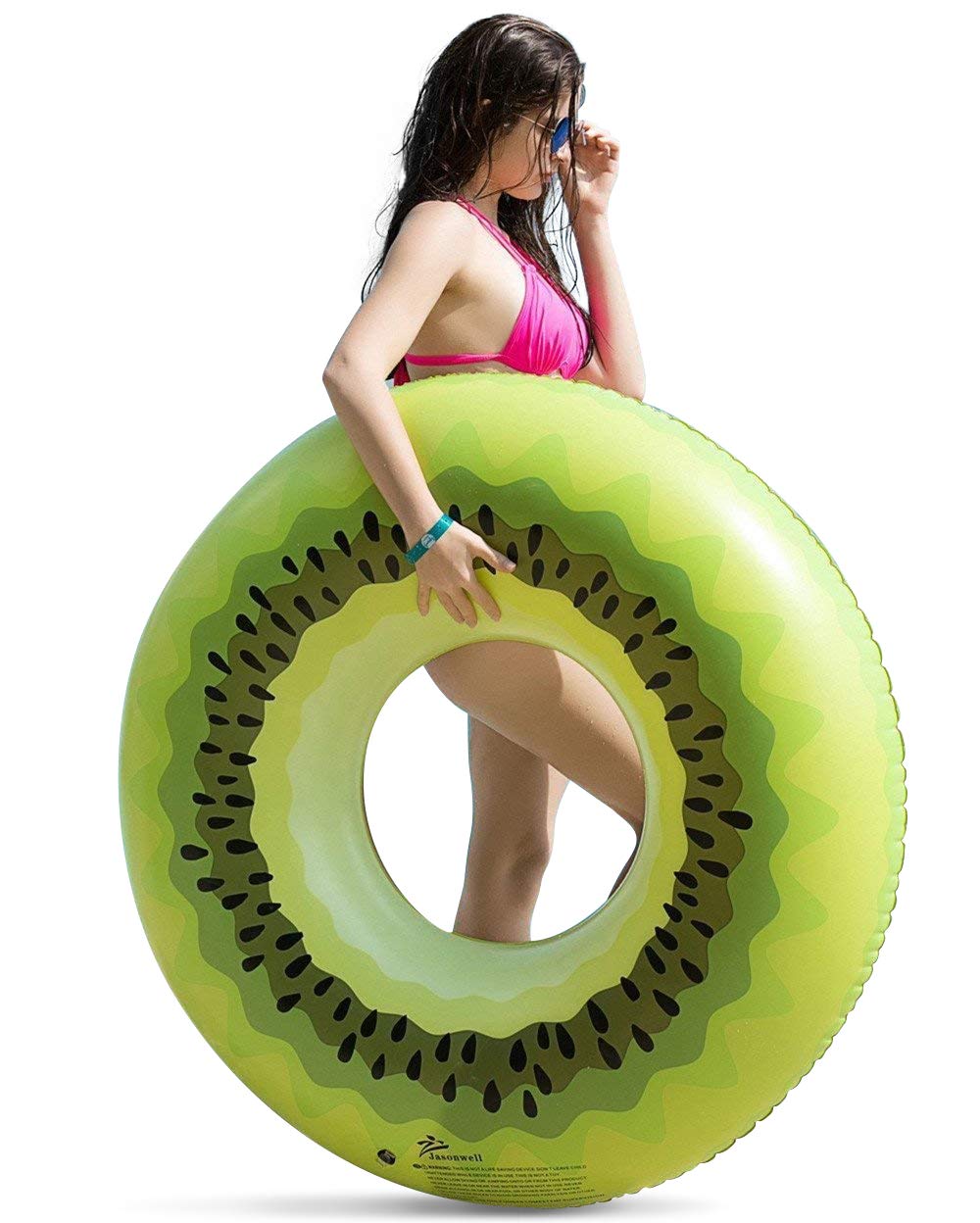 Photo 1 of Jasonwell Giant Kiwi Pool Party Float Inflatable Pool Floats Tube Rafts with Fast Valves Summer Beach Swimming Pool Lounge Decorations Toys for Adults & Kids