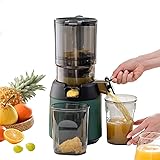 300W Slow Juicer - 13cm Feeding Chute, Portable