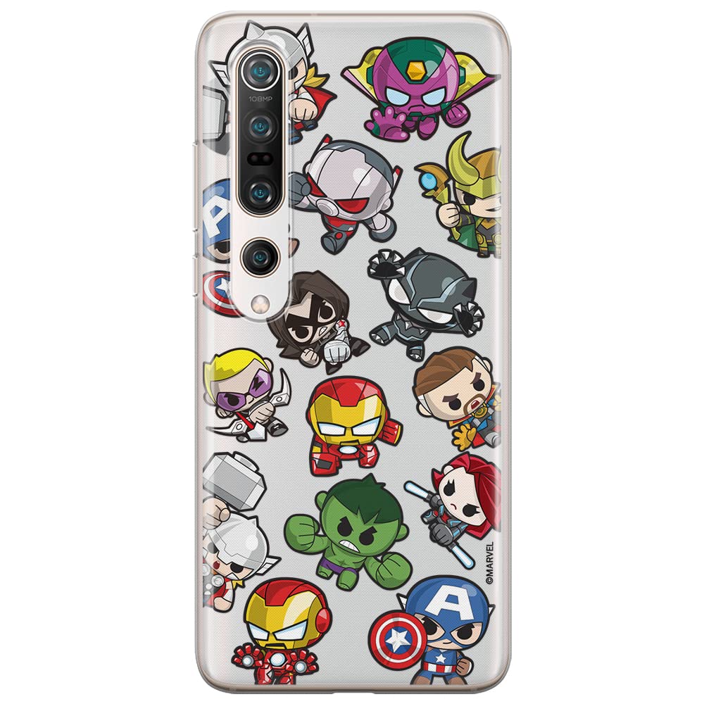 ERT GROUP mobile phone case for Xiaomi MI 10 / MI 10 PRO original and officially Licensed Marvel pattern Avengers 024 optimally adapted to the shape of the mobile phone, partially transparent