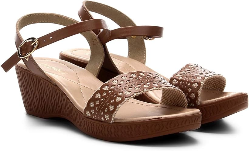 Sandalia azaleia anabela Clearance