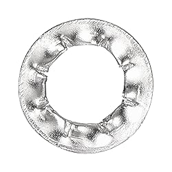 uxcell M4 20Pcs Internal Tooth Washers, 304