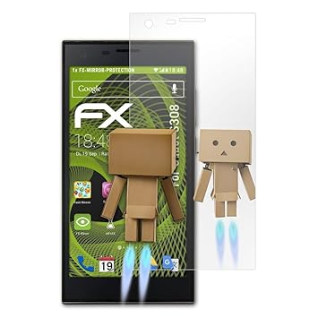 atFolix Displayfolie für Cubot S308 Spiegelfolie, Spiegeleffekt FX Schutzfolie