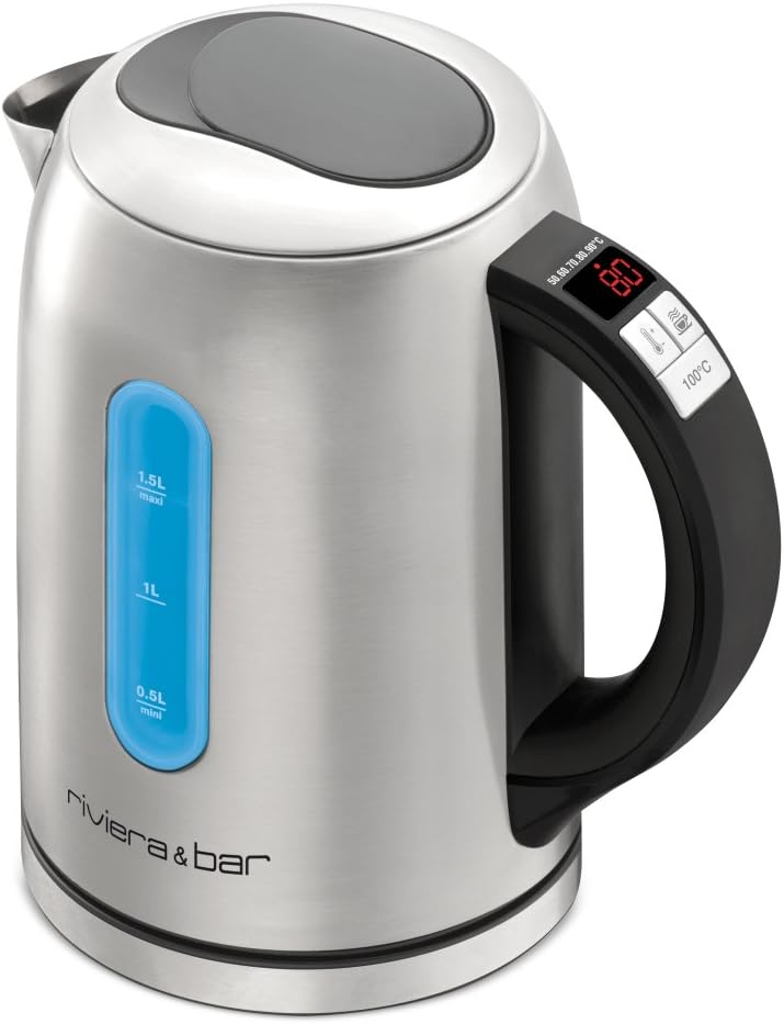 Bouilloire Inox Tessa 1 5l - Riviera & Bar