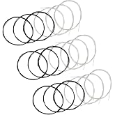 JYsun Classical Guitar Strings 3 full sets with Black Nylon for E-1st B-2nd G-3rd and Nylon Core Silver-Plated Copper Wound for D-4th A-5th E-6th