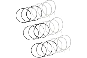 JYsun Classical Guitar Strings 3 full sets with Black Nylon for E-1st B-2nd G-3rd and Nylon Core Silver-Plated Copper Wound for D-4th A-5th E-6th
