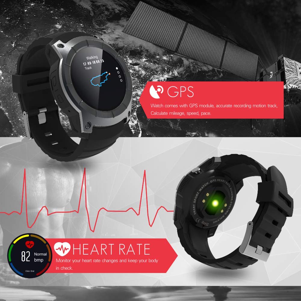 Amazon.com: GLO BUY Bluetooth GPS Smart Watch S958 Sport ...