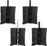 TMBMLPP Heavy Duty Gazebo Weights Sand Bags Set of 4 - Black view 8