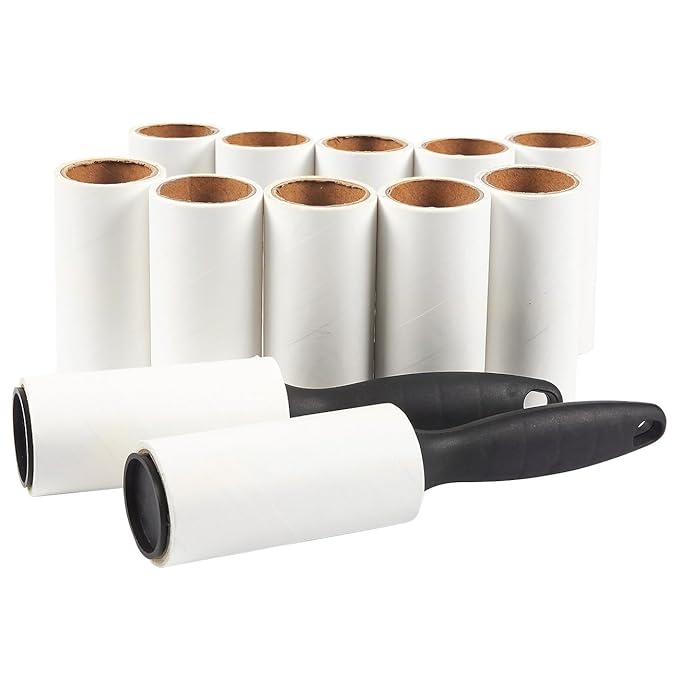 Juvale Lint Rollers 12 Pack Set Includes 2 Lint Rollers and 10