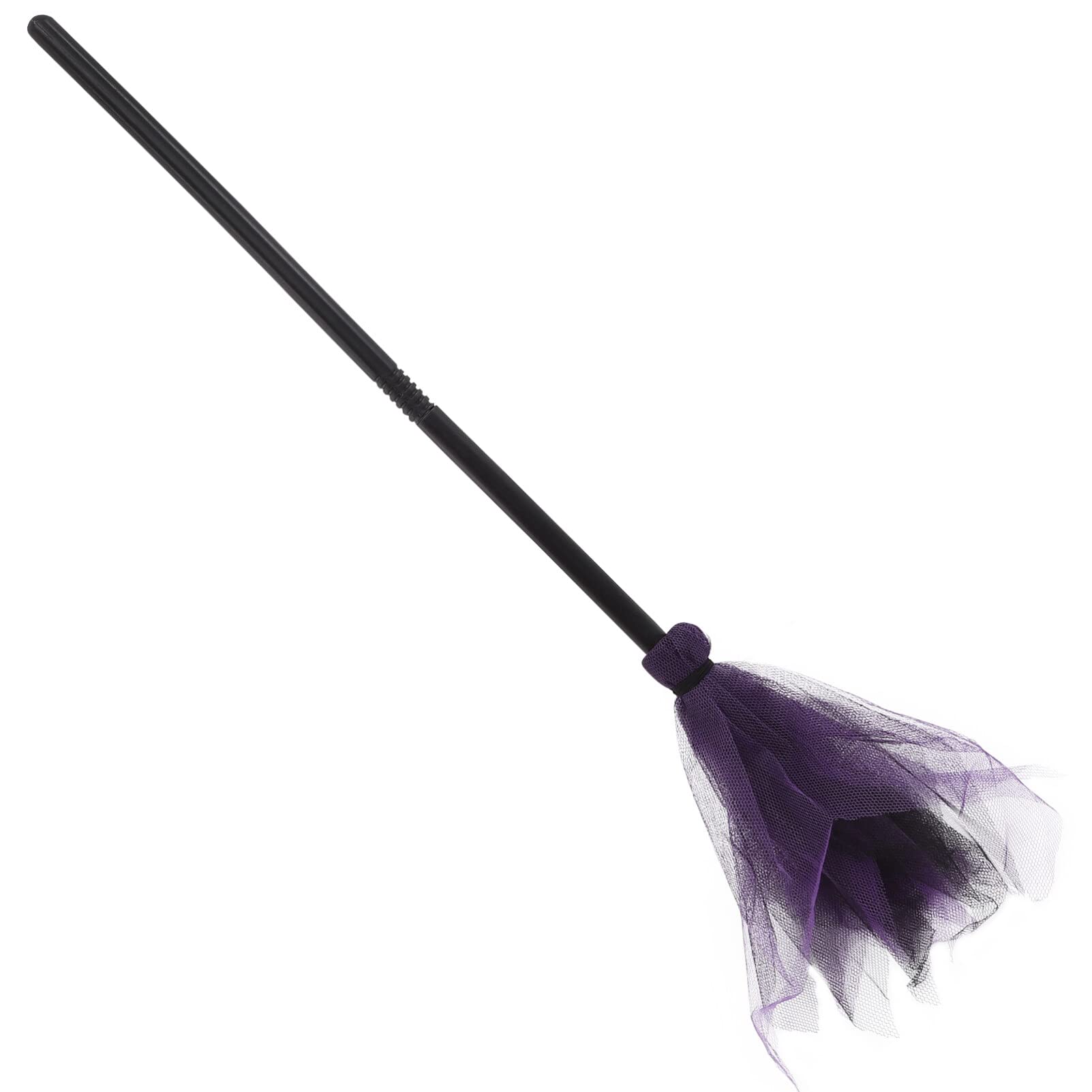 HEALLILY Halloween Witch Broom - Plastic Broomstick for Kids, Party Decoration and Costume Props
