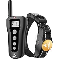 PATPET Dog Training Collar with Remote Rechargeable Waterproof Shock Collar for Dogs 3 Training Modes, Beep Vibration…