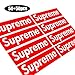 Supreme Laptop Stickers 100 Pack Vinyl Sticker Graffiti Decal Skateboards Luggage Cars Bumpers Bikes Motorcycle Helmet Window Guitar Snowboard Stickers