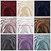 Comfy Bedding Double Needle Durable Stitching 3-Piece Pinch Pleat Comforter Set All Season Pintuck Style, Full, Purple