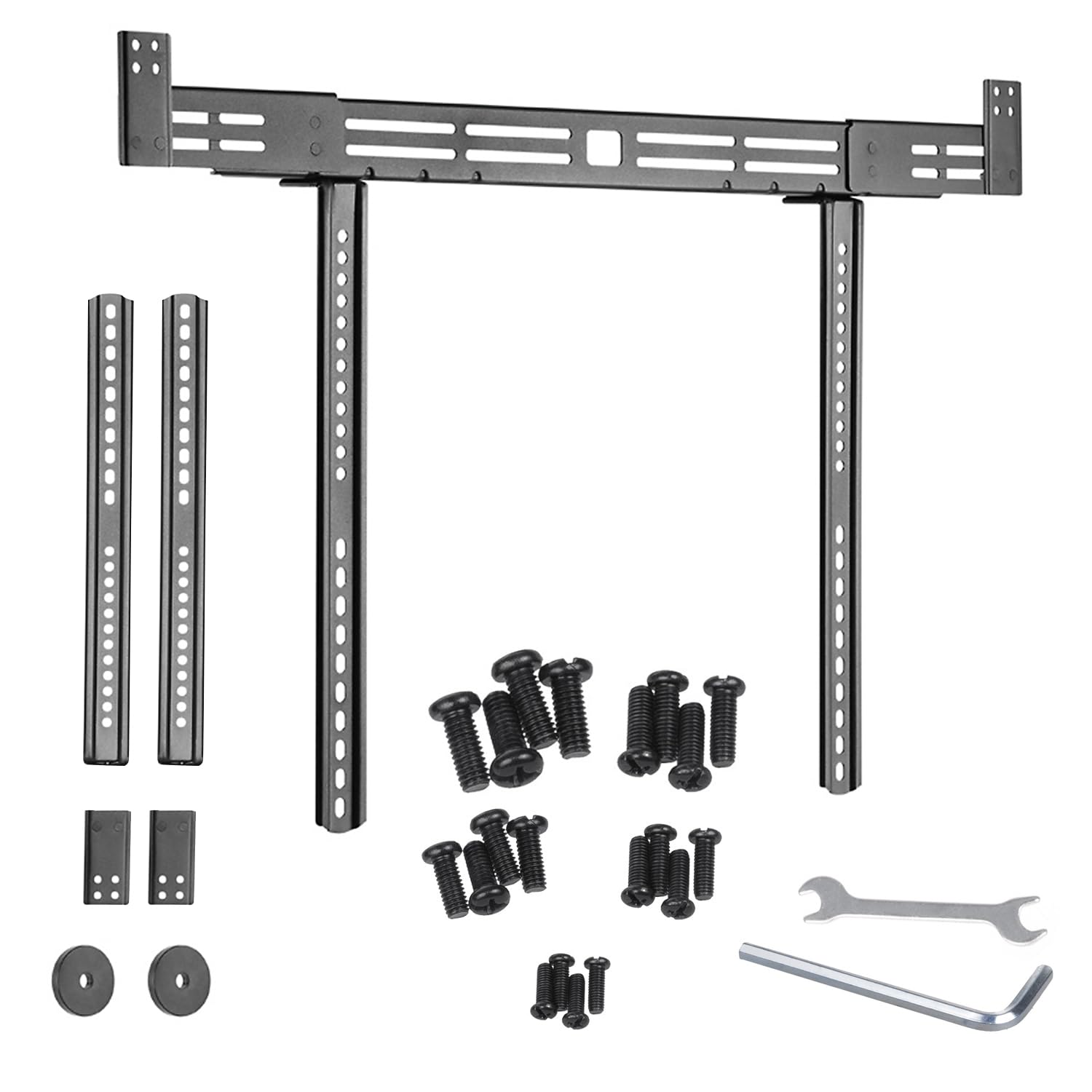 Maclean MC-843 Universal Soundbar Bracket Up To 10kg Compatible With Most VESA TV And Wall Mounts Up To 600x400 Mounting Above And Below The Screen