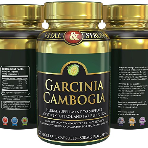 #1 Garcinia Cambogia Extract ★ 1600 mg (only 2 capsules/day) ★ Pure 100% Natural GMO Free Effective Appetite Suppressant... image