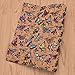 CHZIMADE A4 Soft Cork Fabric Butterfly Printed DIY Sheet Canvas Back Great for Hair Bows Making Craft