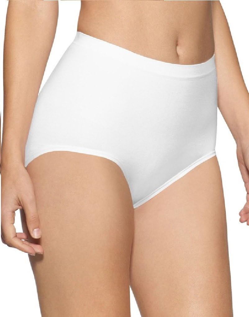Surefit Seamless Light Control Maxi Briefs Knickers S-XXXL (8-30) Womens Ladies [Sady Trading] (MEDIUM - UK 12/14, WHITE)