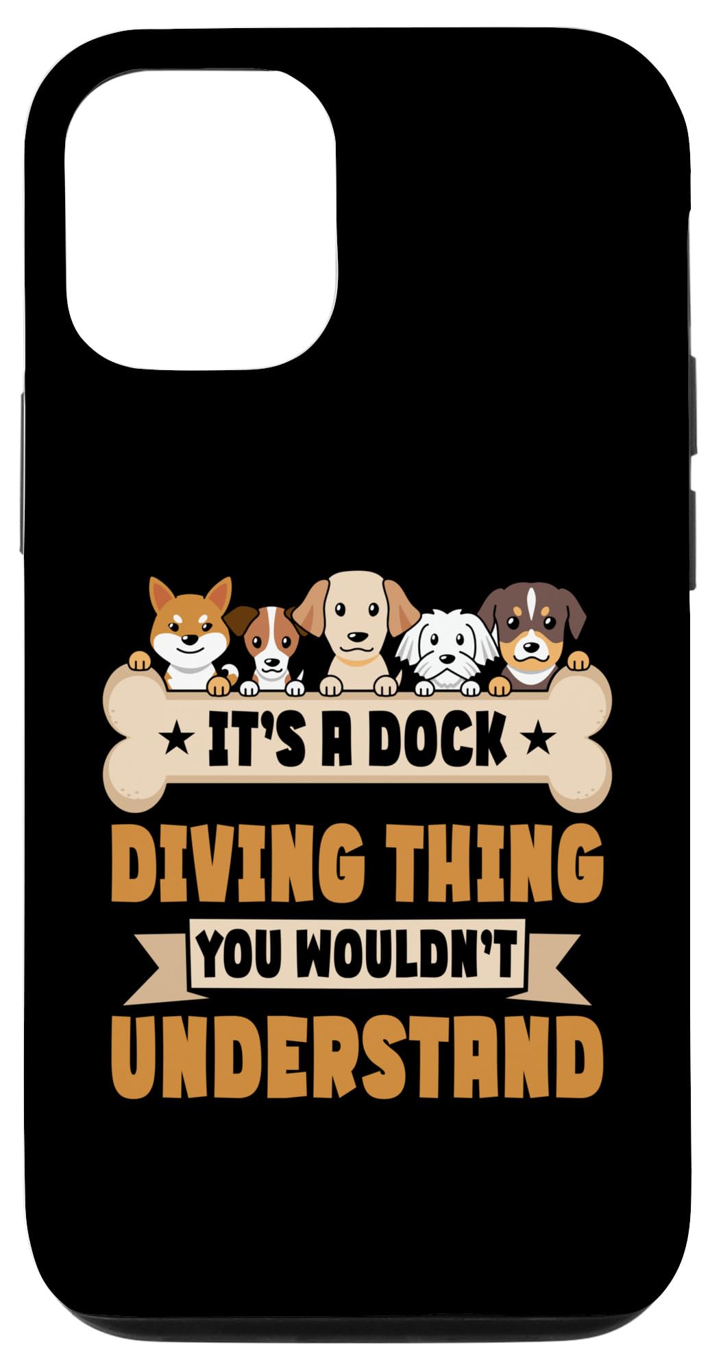 iPhone 15 Pro Agility Canine Sports Dog Lover Dock Diving Jumping Case