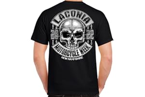 Biker Life Clothing 2022 Laconia Motorcycle Week Iron Skull T-Shirt