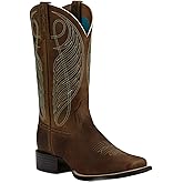 Ariat Women’s Round Up Wide Square Toe Western Boot