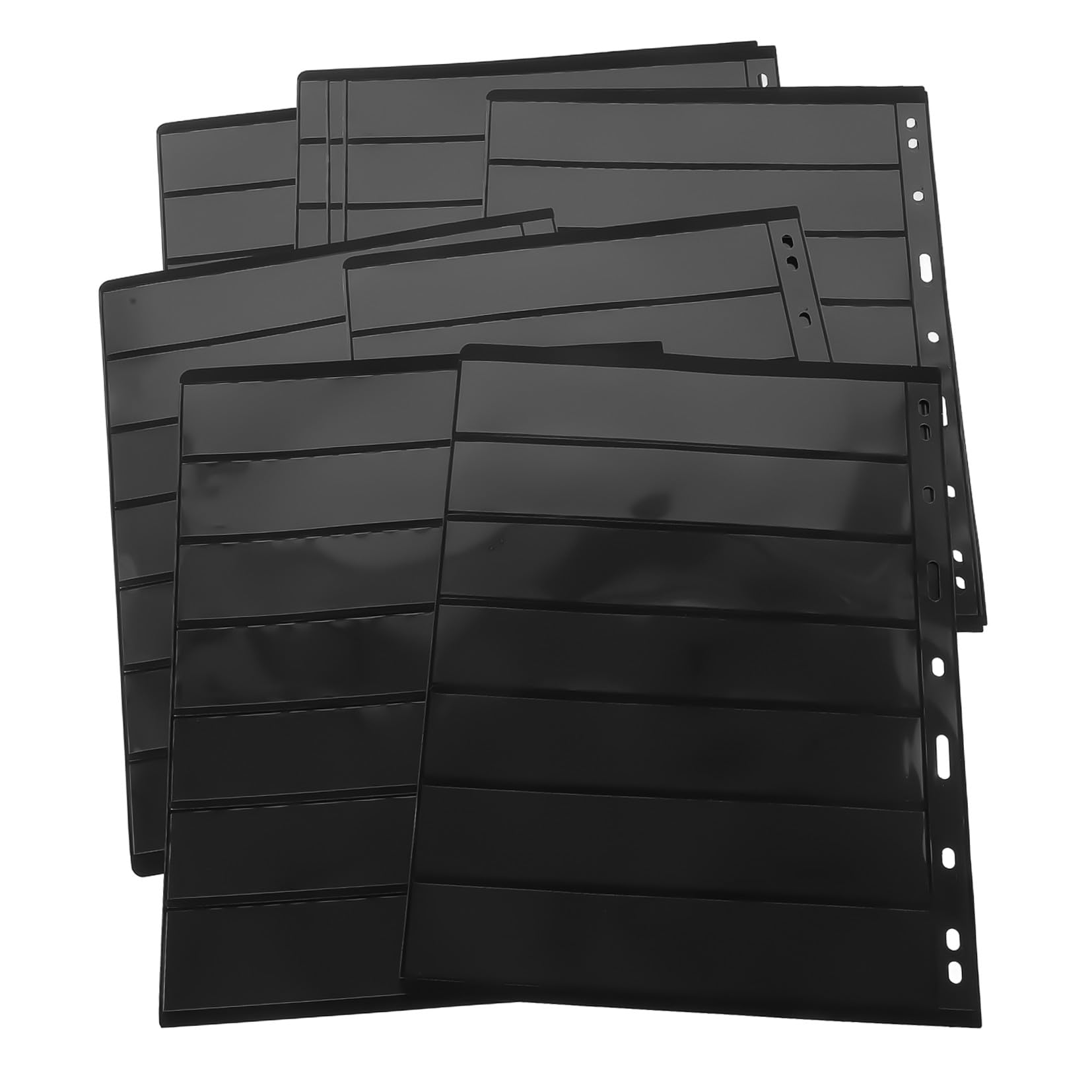 10 Sheets Scrapbook Refill Pages, Photo Album Refill Pages, Sheet Protectors, Coins Postage Stamp Album Stamp Collecting Supplies