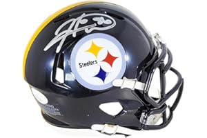 RSA Hines Ward Autographed Pittsburgh Steelers Football Mini Helmet - Hand Signed with James Spence Authentication (JSA)