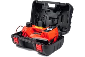 Simpleout Electric Hydraulic Jack Kit - 4 in 1 Car Floor Jack Stands Set 3 & 5 Ton Auto Vehicle Air Trailer Truck Jack Roadside Emergency Tire Repair Kit with Built-in Inflator
