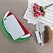E-Goal Cute Soft Plush Red Watermelon Pencil Holder Cosmetic Makeup Pouch Coin Bag-5 Pcs