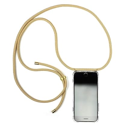 KNOK Case Handykette Handyhülle mit Band Kompatibel mit iPhone 6 p& iPhone 6s 6 s - Handy-kette Handy Hülle mit Kordel zum Um