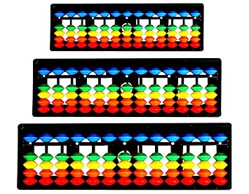 Aadithya Corp -13 Rod Multicolour Abacus kit - Set of 3