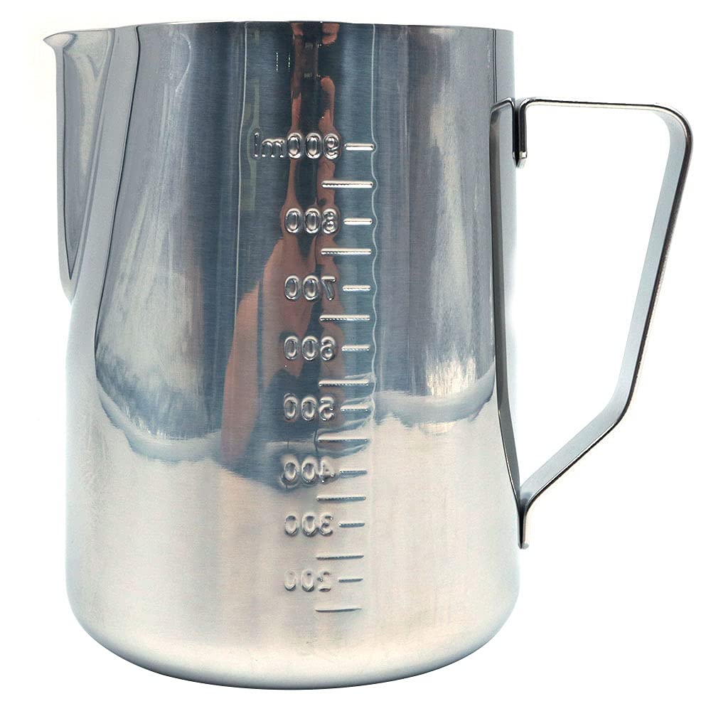 ANCLLO Espresso Steaming Pitcher 32 oz,Espresso Steaming Pitcher 32oz,Coffee Milk Frothing Cup,Coffee Steaming Pitcher 32 oz/900ml