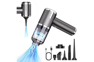 helloleiboo Mini Vacuum Cleaner 8000PA Hand Vacuum Cordless Rechargeable 3 in 1 Portable Car Vacuum Wireless Handheld Car Vacuum Cleaner Dust Collector Blower Hand Pump for Car Home Office Pet