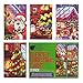 Scented Christmas Cards Value Pack - Scratch and Sniff Holiday greeting cards! 20 cards (4 designs/smells x 5 of each) + envelopes. Scents: Christmas tree, Santa's cookies, Gingerbread & Candy Cane