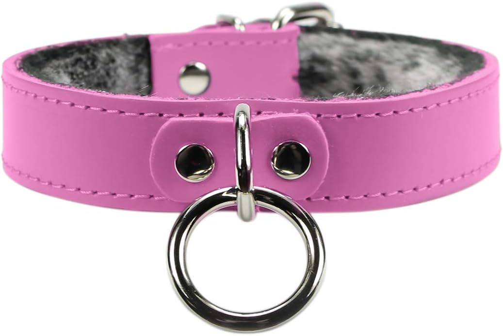 Kaytlyn Choker Full Grain Leather Handmade Collar O Ring