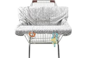 The Peanutshell Shopping Cart Cover for Baby, High Chair Cover for Restaurant Seat, Grocery Cart Cover for Baby Girl and Boy,