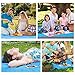 Meinice [82‘’×79‘’] Sand Free Beach Mat, Beach Blanket Sand Proof with Waterproof Phone Case,Camping Mat Waterproof Beach Accessories & Portable Family Picnic Matthumb 3