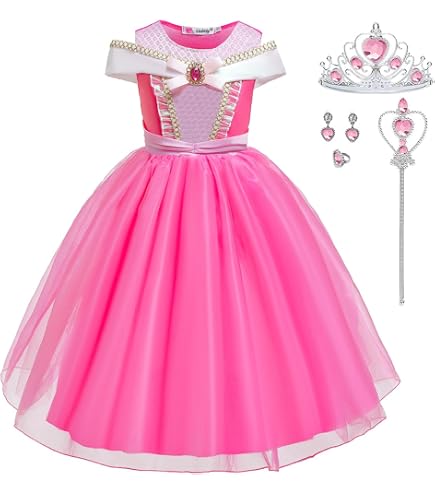 Amazon.com: Disney Princess Aurora Sleeping Beauty Sparkle Deluxe Girls'  Costume : Clothing, Shoes & Jewelry