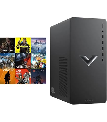 Amazon.com: HP Victus Gaming Desktop PC (Runs 100,000+ Games), AMD