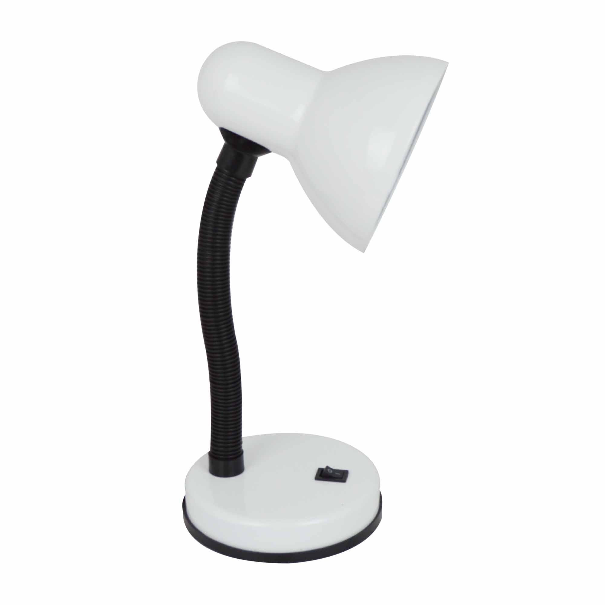 Status Palma Desk Lamp | Flexible Desk Light | White Desk Lamp | Study, Office, Bedroom | SBDL2028ESW16