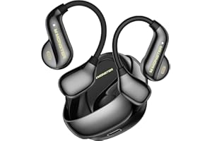 Monster Open Ear AC390 Headphones, Bluetooth 6.0 Earbuds with Stereo Sound, Wireless Headphones 24H Playtime, IPX5 Waterproof