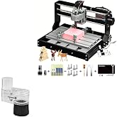 Genmitsu CNC 3018-PRO Router Kit GRBL Control + CNC Dust Shoe ABS Cover Cleaner for 3018 Series CNC Router