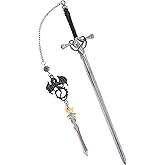 Berirexrion Fantasy Dragon Sword Bookmarks - Cool Fourth Wing Book Mark Gifts Reading Men Funny Black Merch Tassels Metal Page Marker Book Lovers Novel Fans Boy Bookish Student Teacher Birthday School