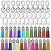 selizo 100Pcs Key Chain Rings Bulk with Tassel for Tassel Keychain