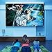 100 inch Outdoor Movie Projector Screen with Bag, GBTIGER 100