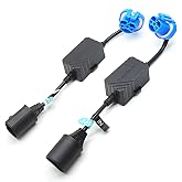 BEAMTECH 9007 Fog Light Decoder，Anti Flicker，Error Warning Canceller，1PC