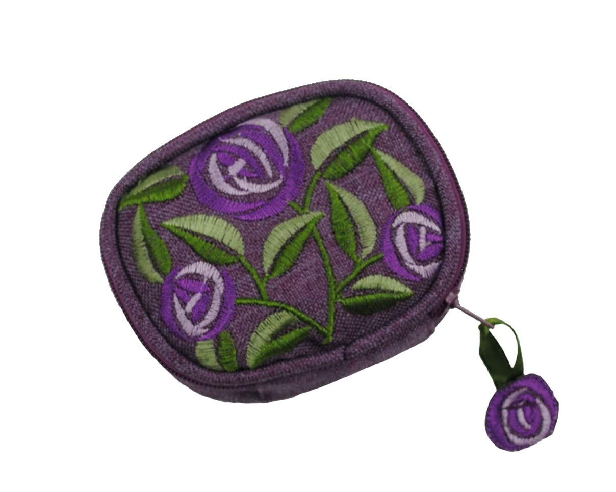 Justina Claire Pill Box Purse in a Rennie Mackintosh Purple