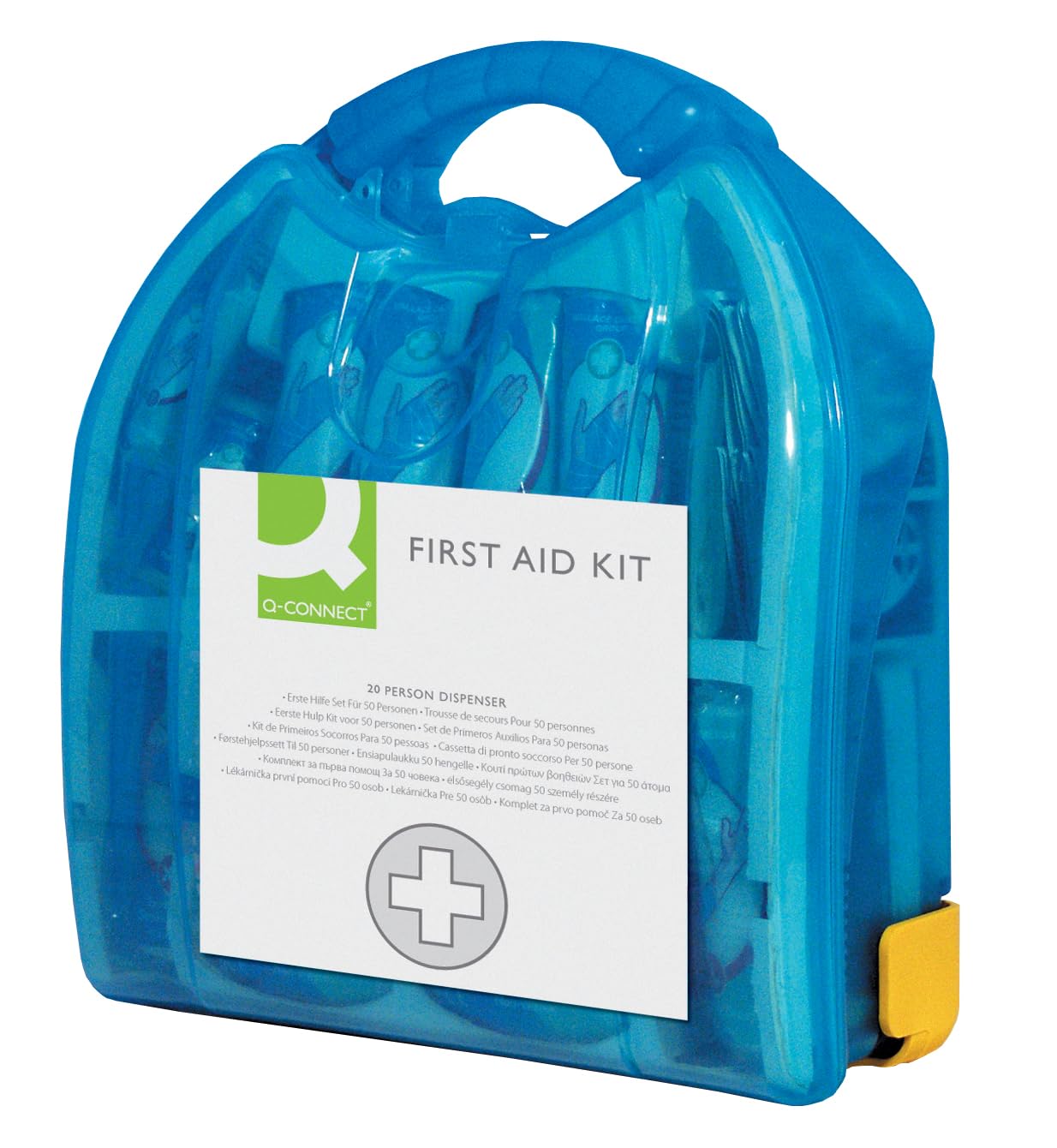 Q-Connect KF00576 20 Person Wall-Mountable First Aid Kit