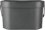Storm Trading 6L Wall Mount Compost Caddy with Carbon Filter Black view 3