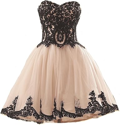 black lace over beige dress